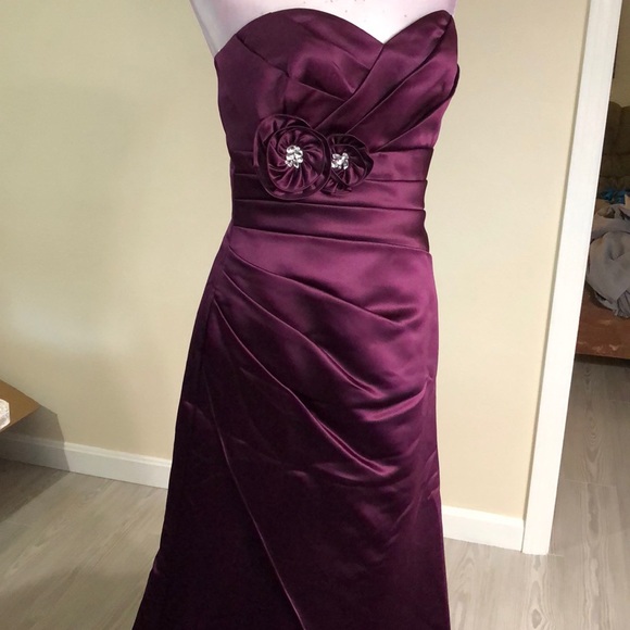 Satin Bordeaux Top